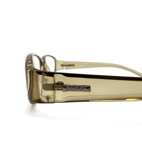 Gucci Eyeglasses Frames Prescription-Ready GG 2499 Optyl Full Rim Rectangle EUC - Picture 6 of 9